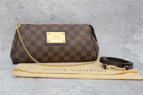 louis vuitton damier eva|Louis Vuitton damier ebene strap.